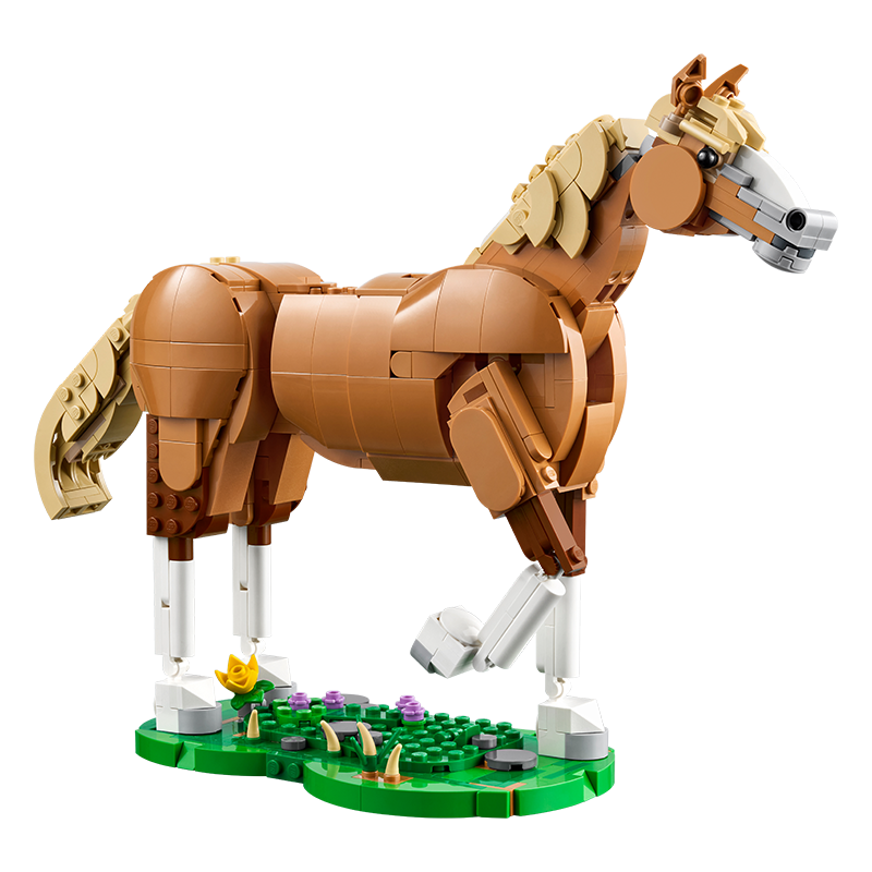 LEGO Building Blocks 31166, Horse-Themed Toy for Boys And Girls, Children's Birthday Gift, Home Decoration Ornament