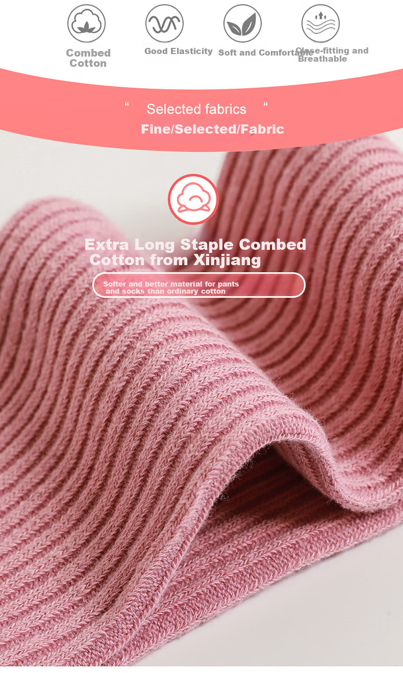 LangSha Baby Leggings for Spring And Autumn, Cotton Socks, Big PP Children's Outdoor Thin Style, Baby Onesie Stylish Girls' Tights 1