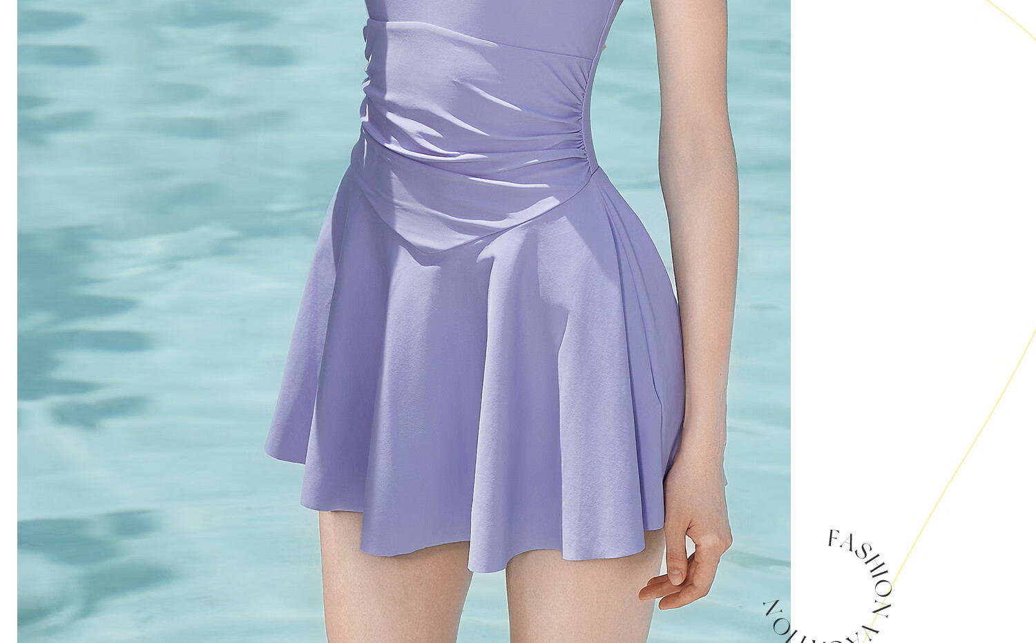 PULASSI Women's One-Piece Skirted Slimming Swimsuit for Hot Springs 2026 New Resort Swimwear JD Self-Operated 11