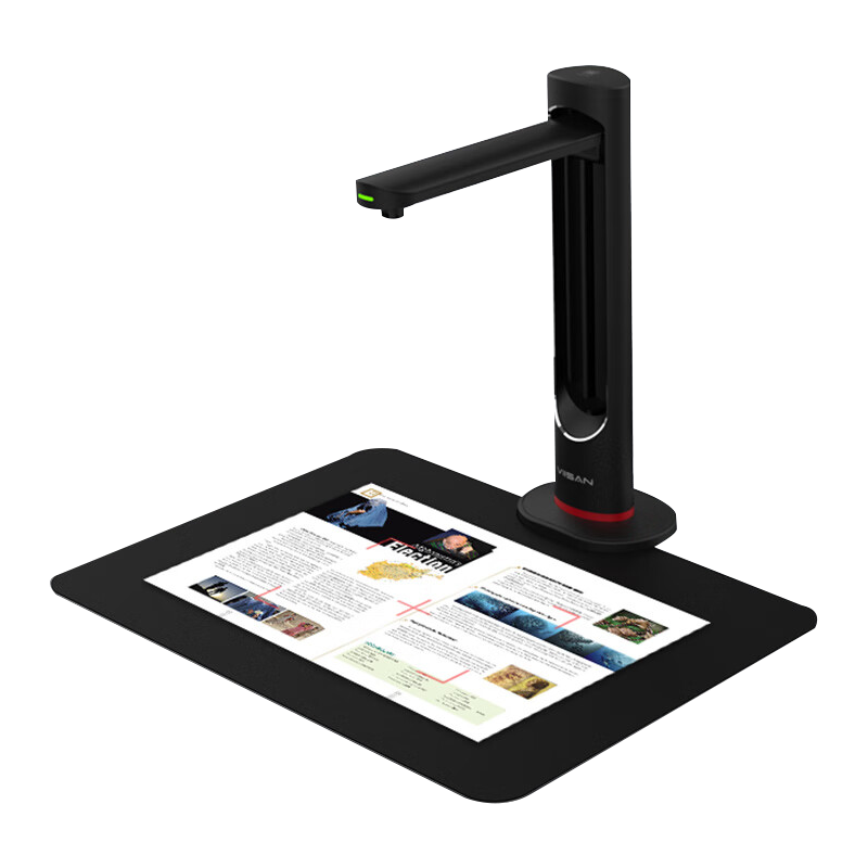 Weishan Scanner, 27 Million Pixels, A3 High-Speed Camera, Document Scanner with Continuous Feed, Video Presentation Stand, Curved Surface Flattening Book Scanning, Compatible with Domestic Systems VEE21905