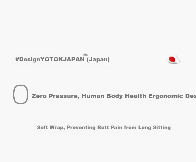 Youtengyouju YOTOK (Japan) Genuine Seat Cushion for Student Classrooms, High School Dormitory Cushion with Integrated Backrest for Long Sitting 8