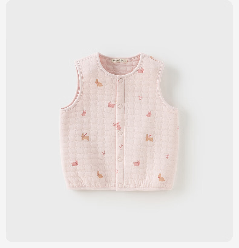 DAVE & BELLA Kids Quilted Vest Boys Class A Antibacterial Mite-Resistant Vest Girls Autumn Winter Sleeveless Jacket 5