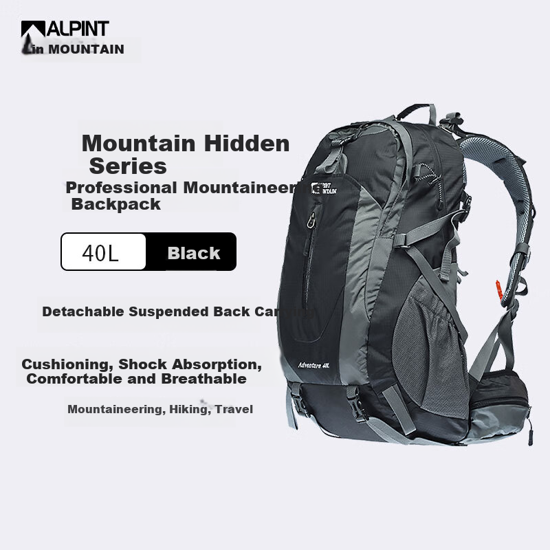 Рюкзак ALPINT MOUNTAIN Aiermonte 40L, мужской, большой, для походов, легкий, для путешествий