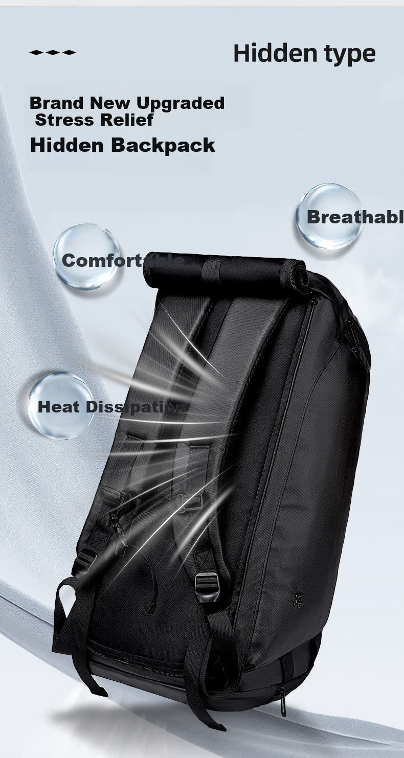 VICTORIATOURIST Multifunctional Travel Bag for Men, Large Capacity Sports Fitness Bag, Handbag with Wet And Dry Separation, Short-Trip Business Trip Backpack 8