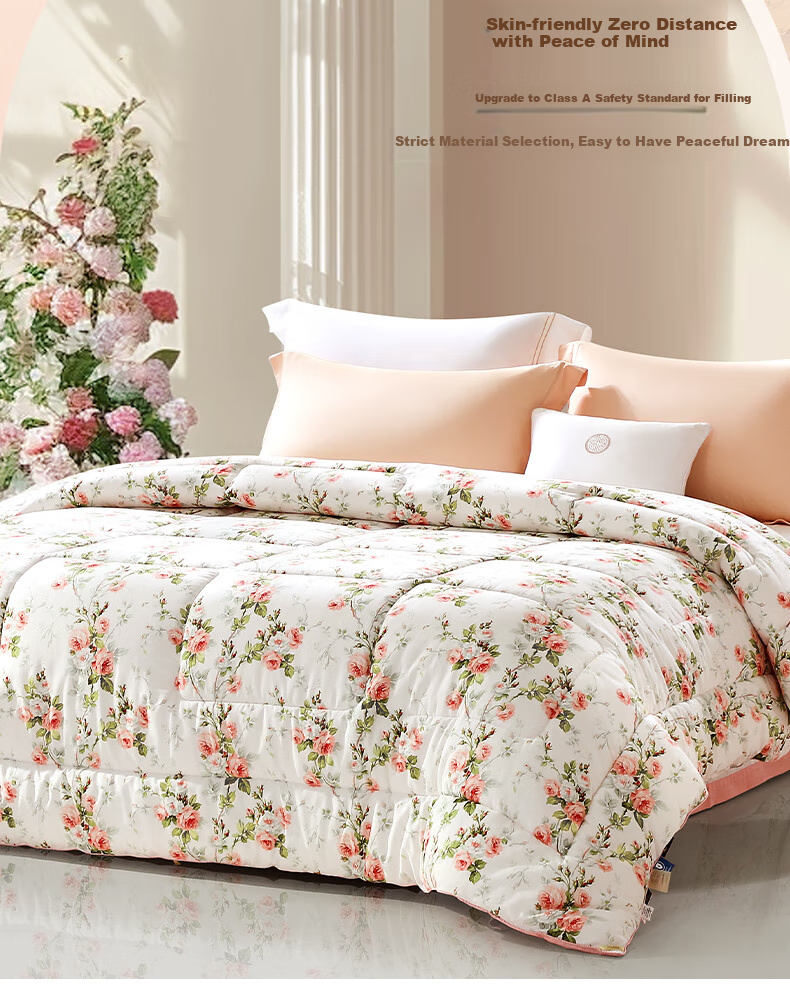 FUANNA Comforter, Spring And Autumn All-Season Duvet Insert, Class A Air Conditioning Quilt Fabric, Pure Cotton Bedding, Double Size, Approximately 6 Jin, 230×229cm 3