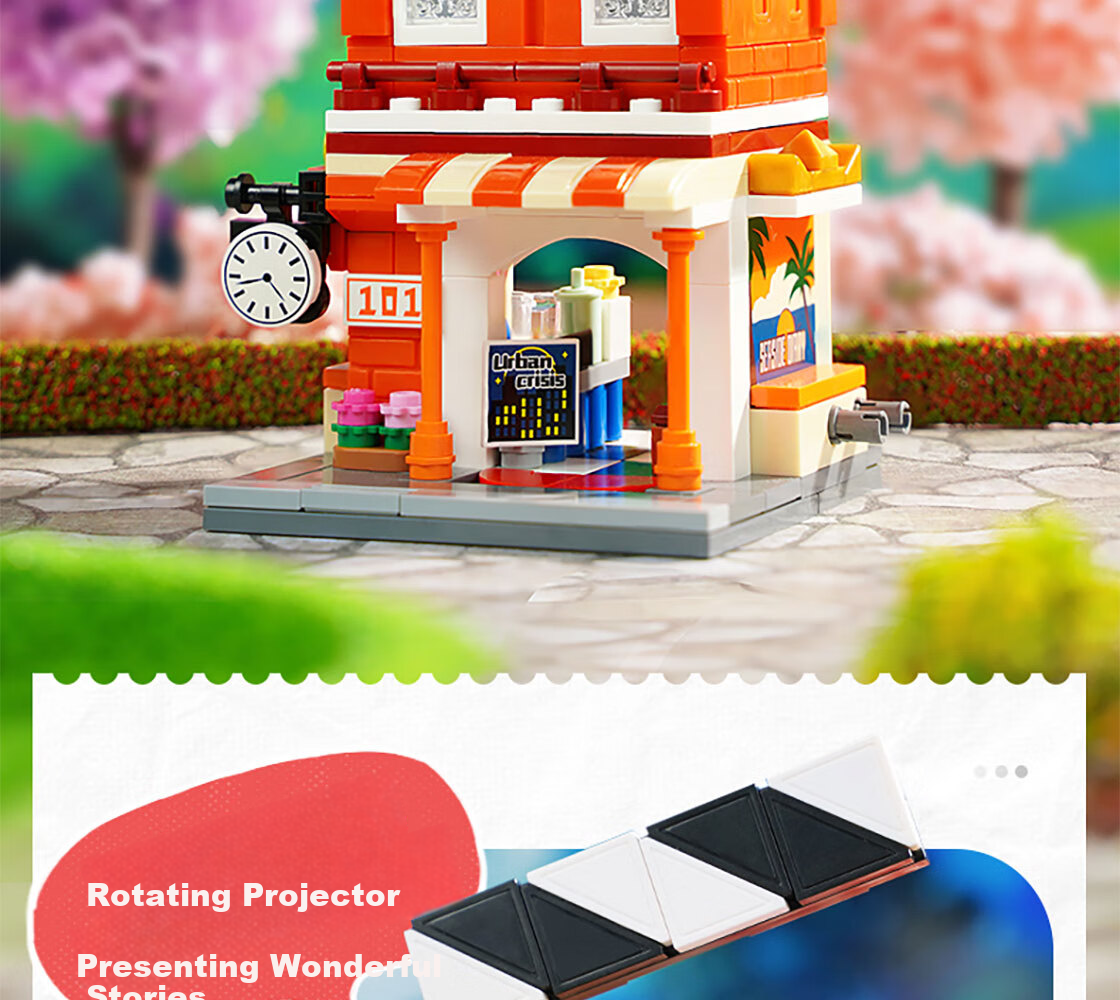 MINISO Musical Instrument Store, Building Blocks, Children's And Adult Assembly Toys, Desktop Ornaments, Birthday Gifts for Men And Wome 16