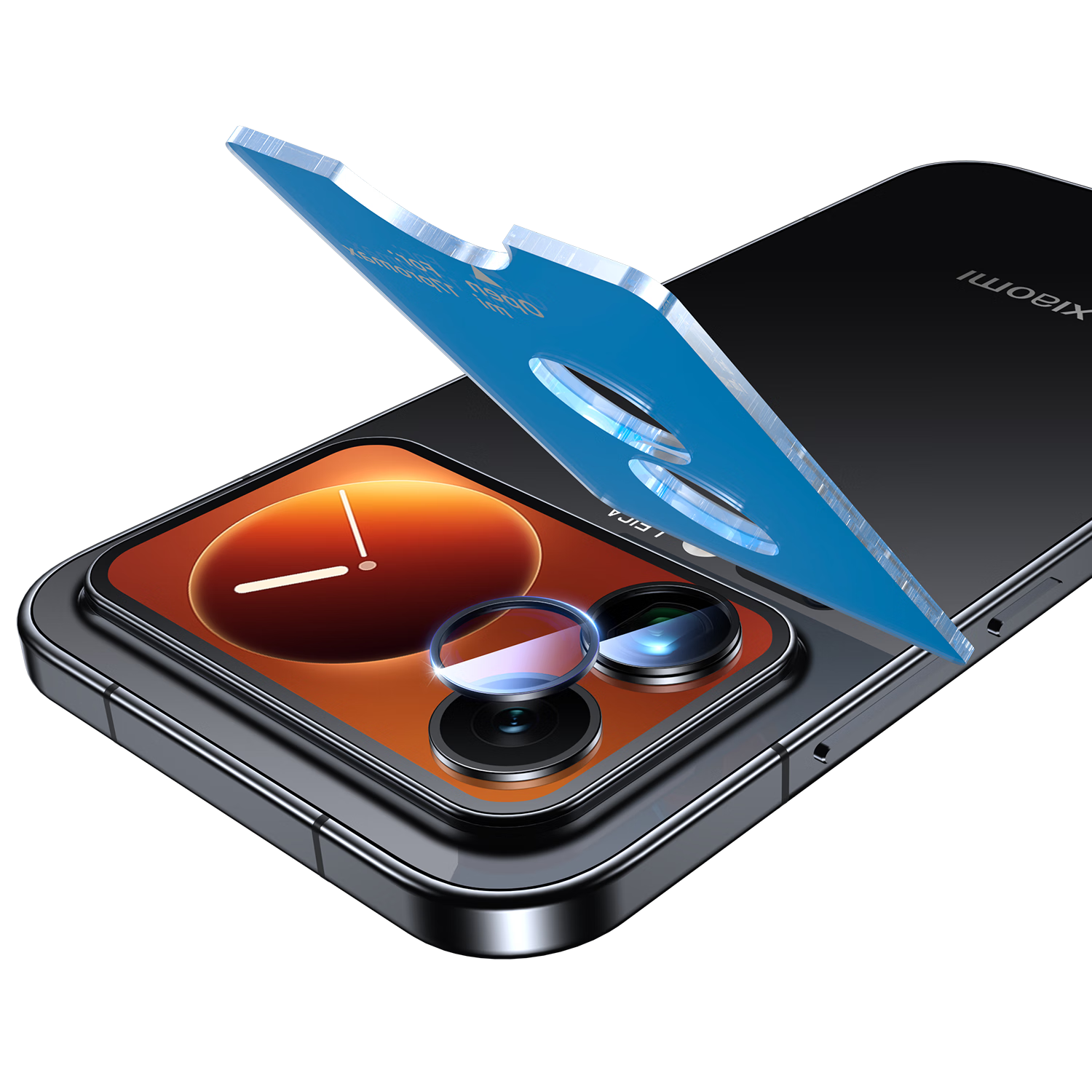 BIAZE AR Ultra-Clear Anti-Reflective Alloy Eagle Eye Lens Protector for Xiaomi 17 Pro Rear Camera Tempered Glass Film JM1048