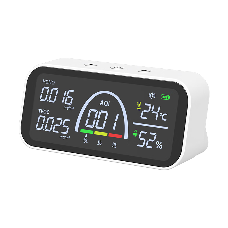 Renmin Formaldehyde Detector High-Precision TVOC Formaldehyde Tester Indoor Air Quality Monitor Electrochemical Sensor
