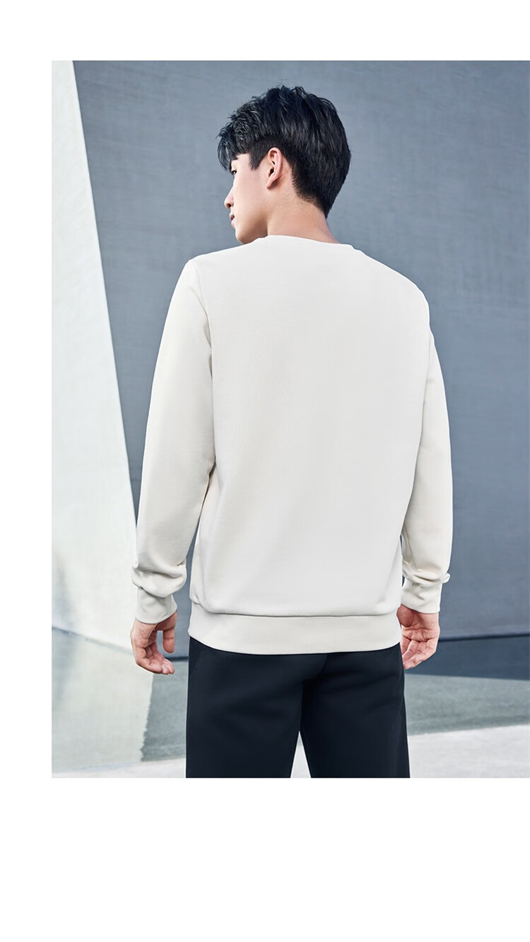 Xtep Men's Sports Hoodie Fashionable Versatile Outdoor Pullover Trendy Student Sweatshirt 16