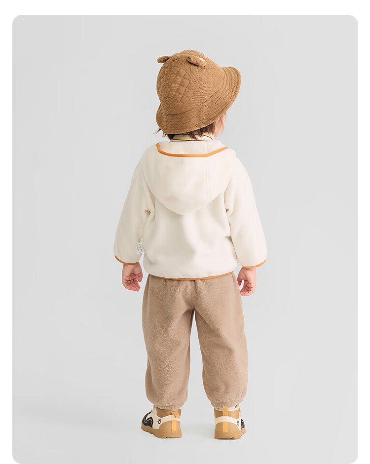 Balabala Kids Fleece Two-Piece Set for Boys and Girls 2025 Autumn Winter Anti-Static Cute Children's Clothing 208425104203 5
