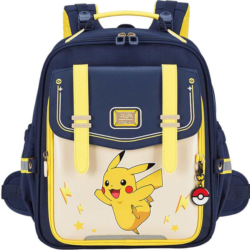 KALA·Y Pokemon Collaboration Backpack for Primary School Students Grades 4-6, Lightweight Anti-Drop Large Capacity Cloud Backpack for Boys And Girls ProMax