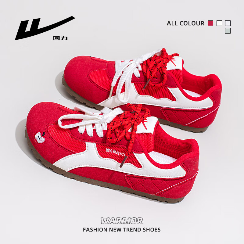 Warrior Women's Summer New Breathable Mesh Soft Sole Training Shoes Lightweight Casual Sports Sneakers Qingmi 35
