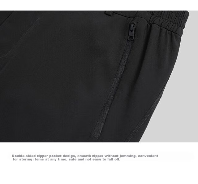 TECTOP Men's Casual Pants, Spring And Summer Outdoor Hiking Quick-Dry Straight-Leg Mountaineering Sports Elastic Trousers, Graphite Gray, Size S 13
