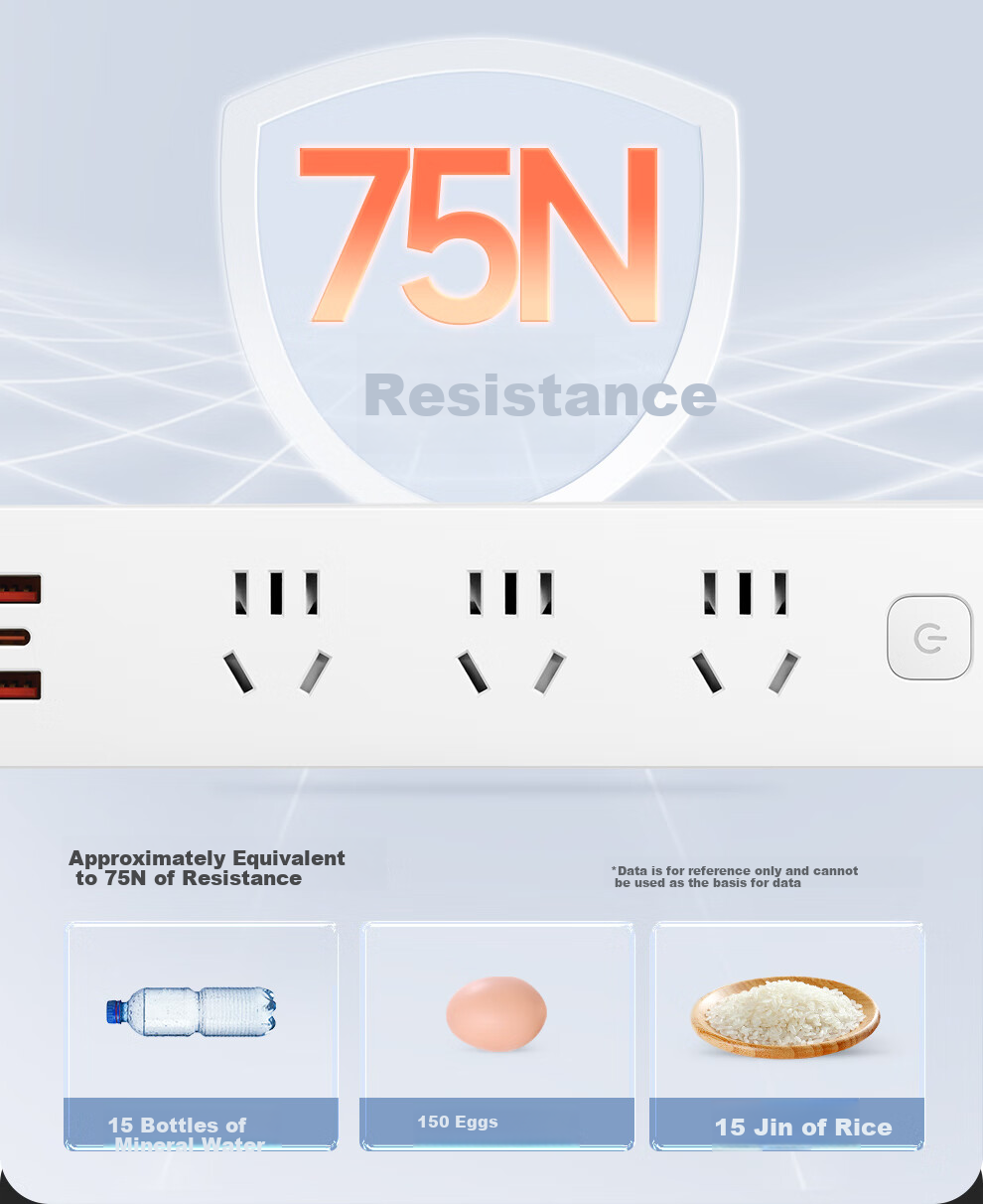 NVCleishidiangong New National Standard 8-Outlet 3-Meter Power Strip, Extension Cord, Socket Board, EP482 9
