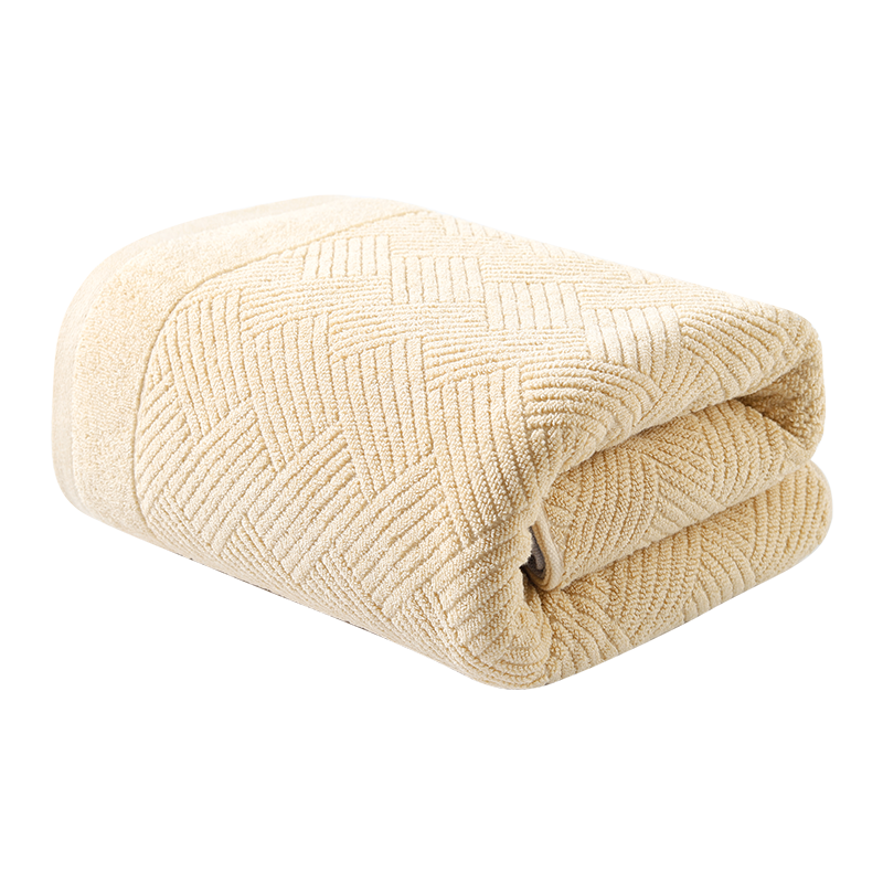 MUJI Bath Towel Grade 10 Antibacterial 100% Pure Xinjiang Cotton Thickened Men's Bath Towel Brown Strong Water Absorption