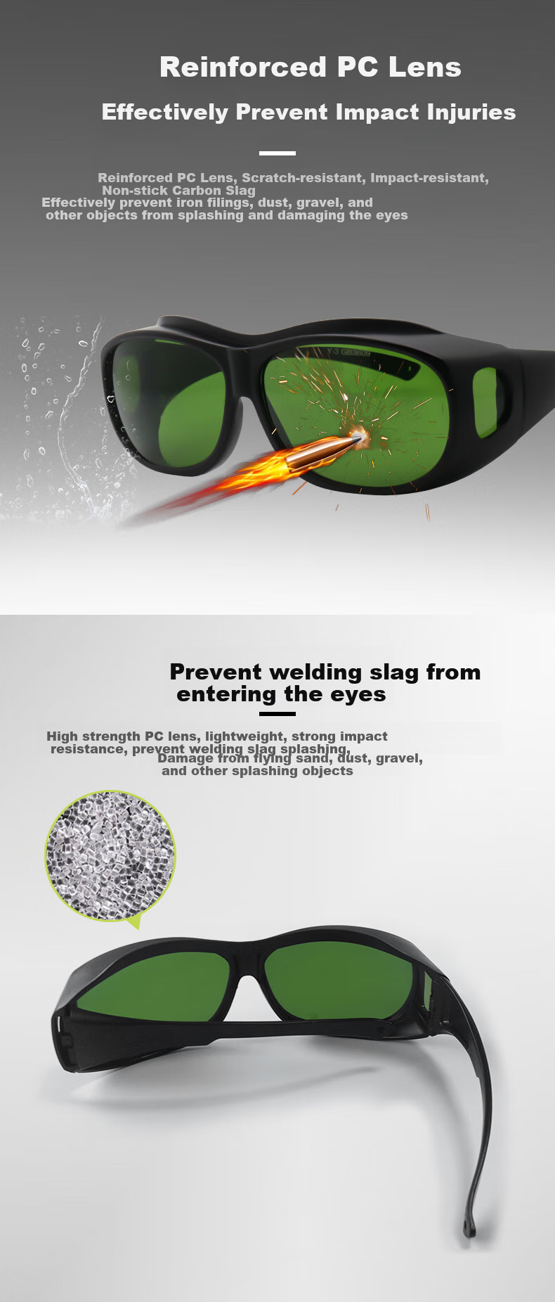 Jimmy Orange Welding Goggles, Professional Laser Welding And MIG Welding Glasses, Anti-Glare Protective Eyewear for Welders 8