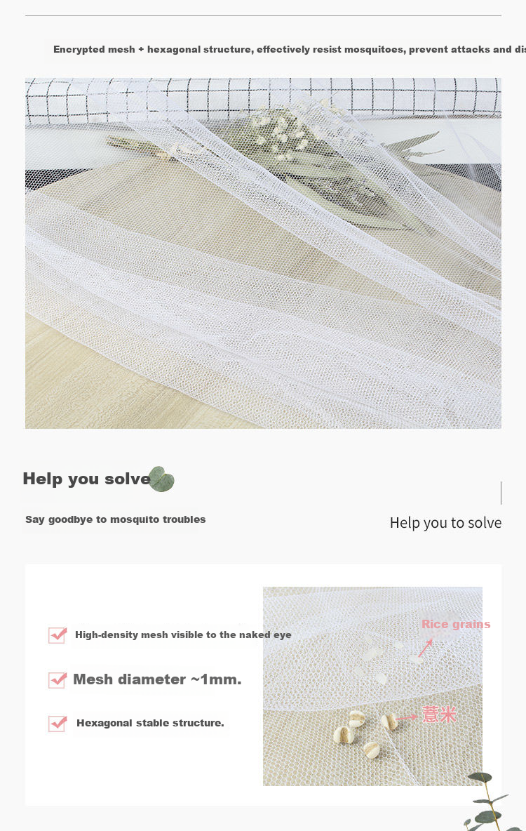 AVIVI Student Mosquito Net for Dormitory, Square Top Mosquito Net, Single Door Opening, 0.9 Meters, White [Suitable for Bunk Beds] 2