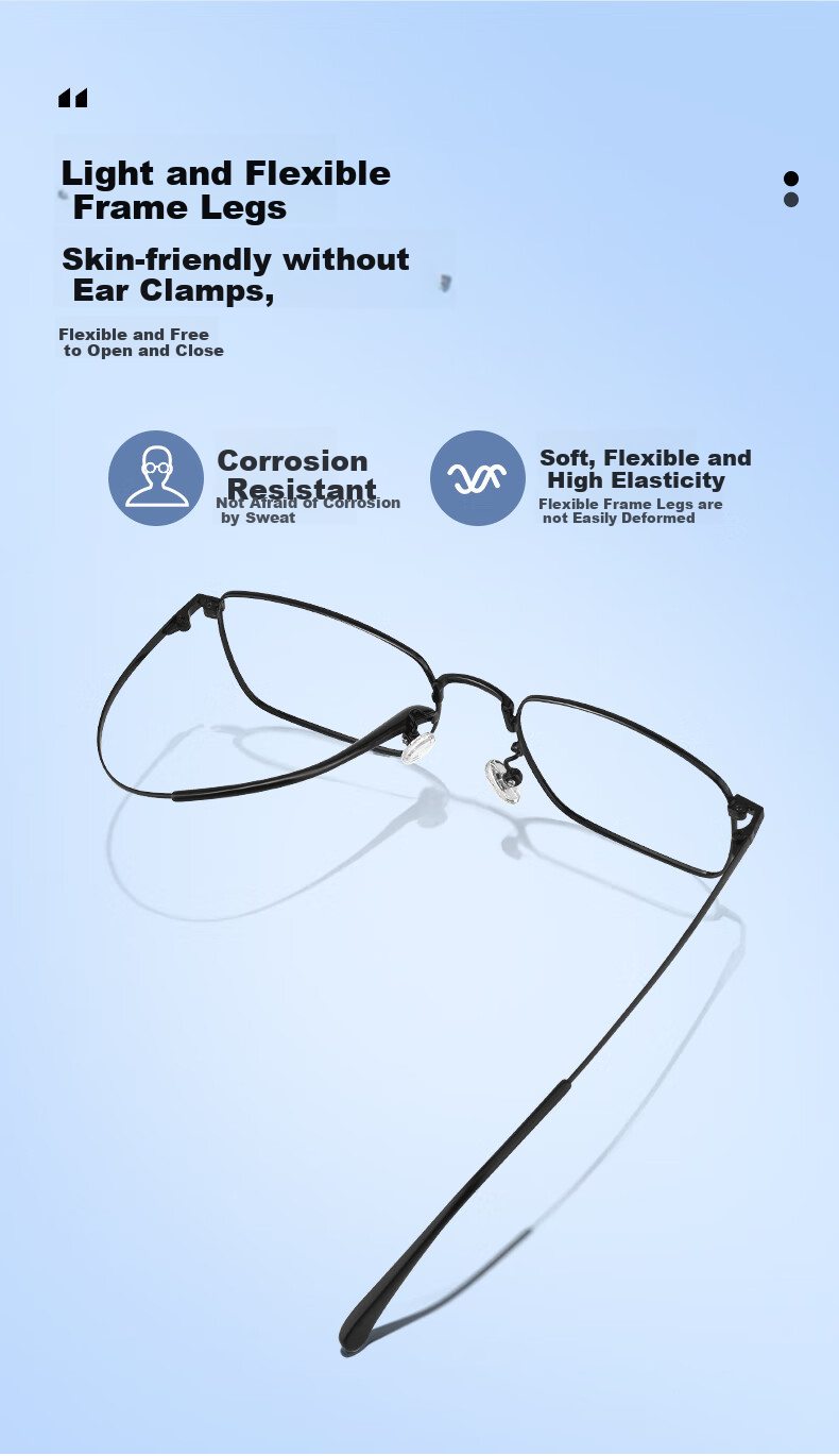 Ouna Blue Light Blocking Glasses, Non-Prescription Anti-Radiation Glasses for Men And Women, Phone And Computer Eye Protection Glasses (Jingcang) 2