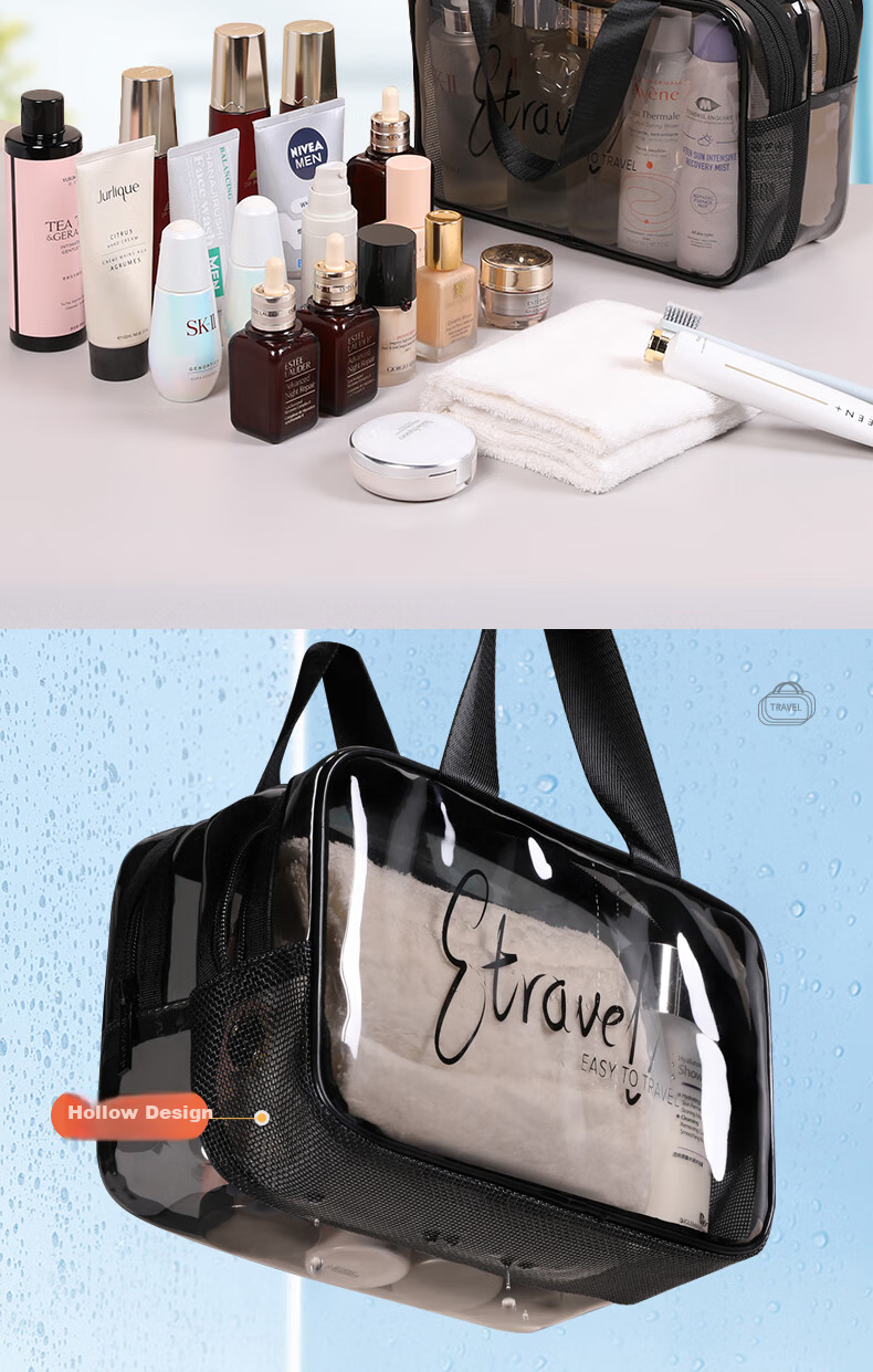 Etravel Large Capacity Cosmetic Bag, Travel Storage Dumpling Bag, Portable Handheld Makeup Organizer Bag 5