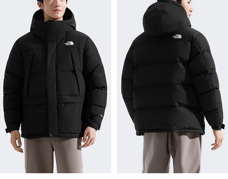 The North Face Men's Windproof 700 Fill Power Goose Down Jacket 8DUJ Black/JK3 2XL 3