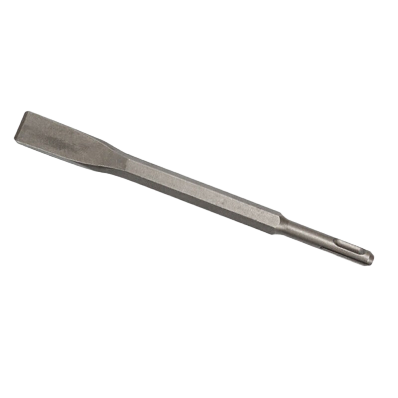 Bingyu Electric Hammer Chisel Pick Drill Bit Chisel Pointed Flat Chisel U-Shaped Pick Square Shank 14*250 Flat 2 Pieces