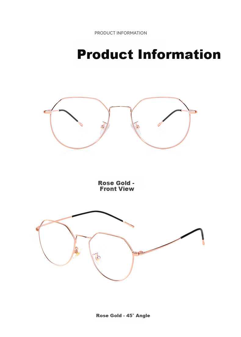 Mr.PuTian Anti-Blue Light Glasses, Anti-Radiation Flat Lens Glasses for Men And Women, Suitable for Myopia, Can Be Fitted with Prescription Lenses, Protects Eyes from Mobile Phones And Computers 11