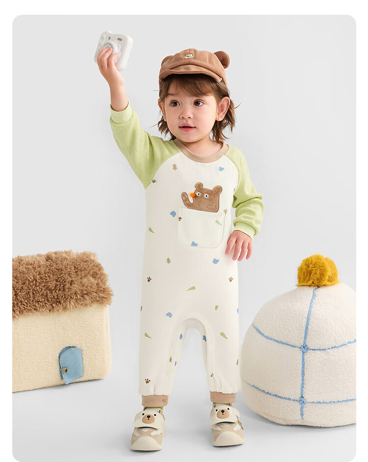 BALABALA Baby Newborn Winter Cotton-Padded Romper 2025 Infant Jumpsuit Cute Crawling Suit 208425133203 10