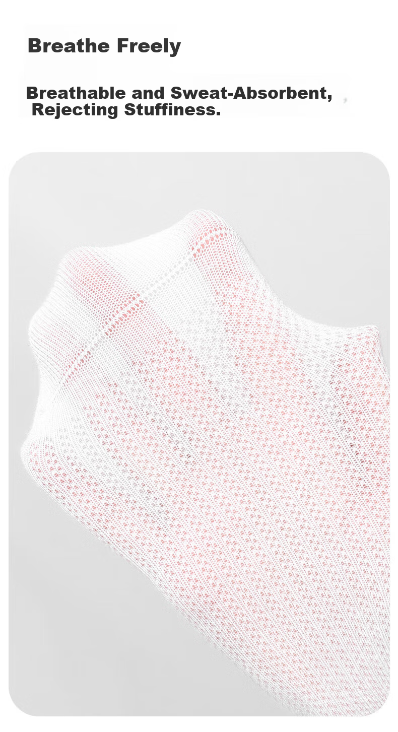Babi Children's Mid-Calf Socks for Girls, Thin Mesh Long Socks, Spring And Autumn Half-Calf Socks, Kids' Cotton Socks, Preppy Style 5