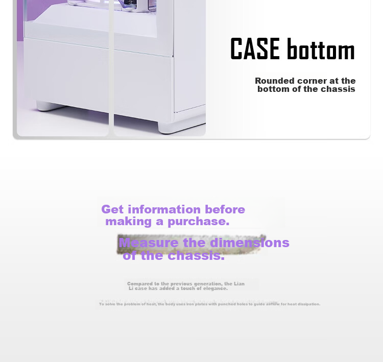 Aigo Starry Sky White Gaming Desktop Computer Case with Vertical Airflow, M-ATX Motherboard, 240mm Water Cooling, 270° Panoramic View, 5090 Graphics Card 14