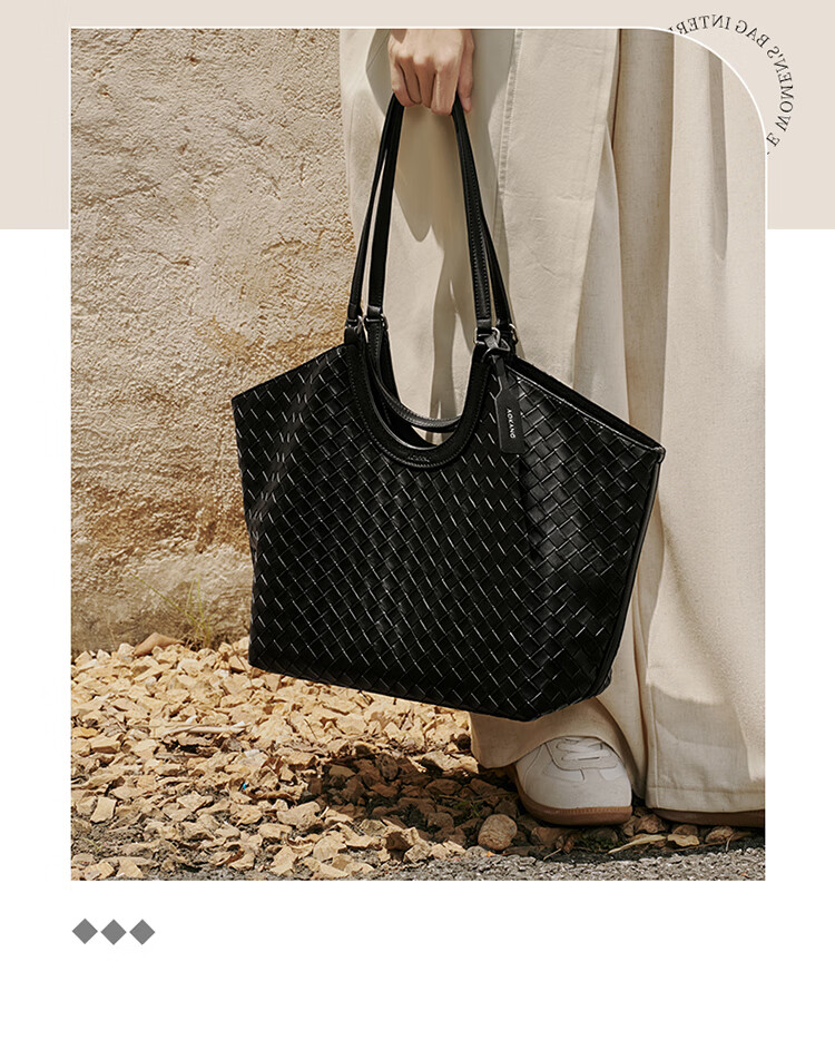 Aokang Women's Fashion Large Capacity Tote Bag Commuter Shoulder Bag Birthday Women's Day Gift for Girlfriend 3