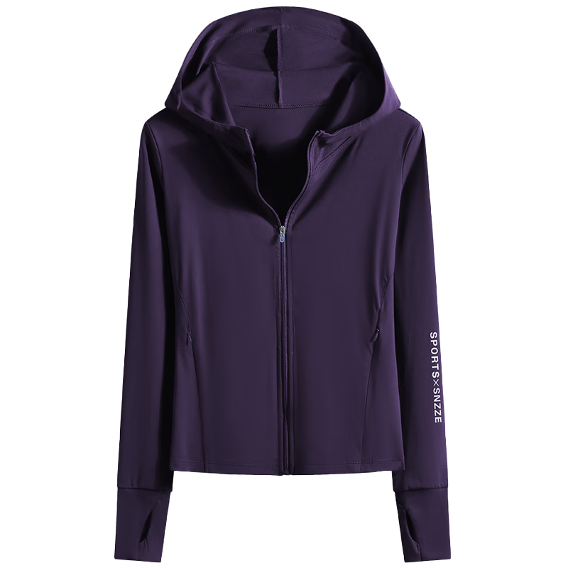 Baisirun Quick-Dry Women's Long Sleeve Fitness Shirt Professional Training Gym Yoga Jacket Hooded Zip-Up Running Top