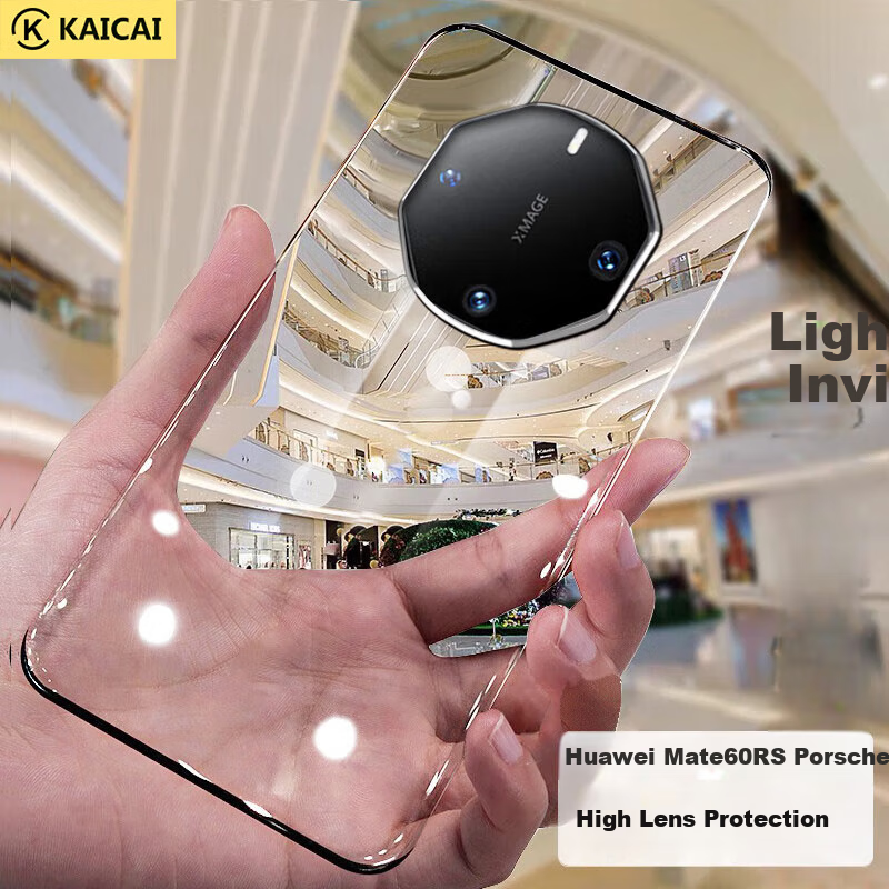 KAICAI Чехол для Huawei Mate 60 RS, Porsche Design, ультратонкий, прозрачный, с полной защитой, противоударный, для мужчин и женщин