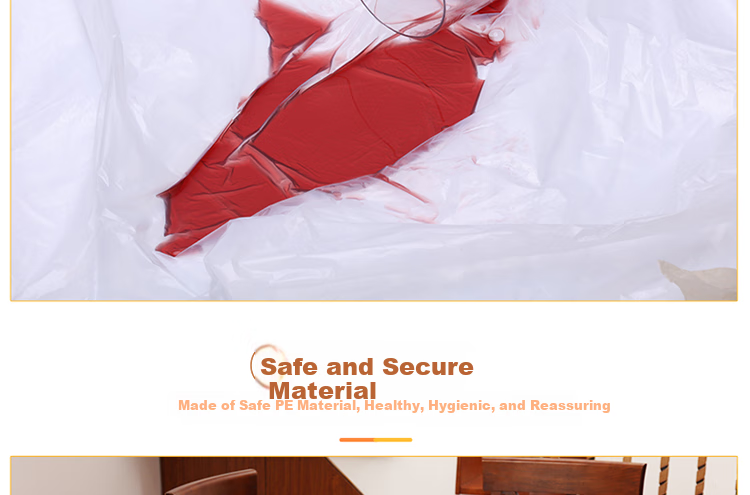 MIAOJIE Disposable Tablecloth C-Type Table Cover, Medium Size, 10 Pieces Per Pack, Plastic Film Placemat for Dining Table, Picnic Cloth, Red And White Randomly Sent 9