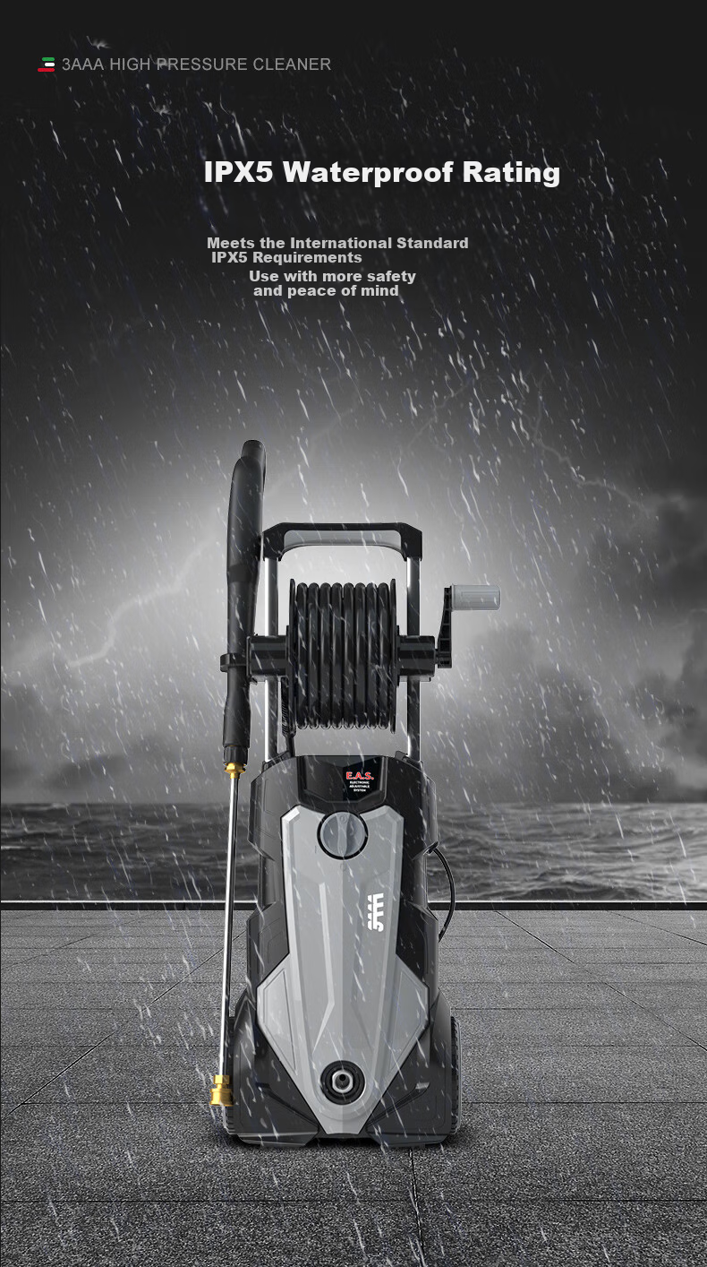 3AAA High-Pressure Car Washer, High-Pressure Water Gun for Cleaning Courtyard, Powerful Cleaning Machine, Floor Washing Water Gun, Garden And Villa Washing Machine 15