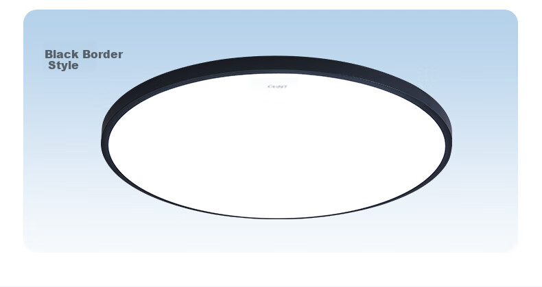 CHNT Full Spectrum Ra95 Eye Protection LED Ceiling Light for Bedroom, Ultra-Thin Study Room Balcony Hallway Light, 24W Cool White Light 20