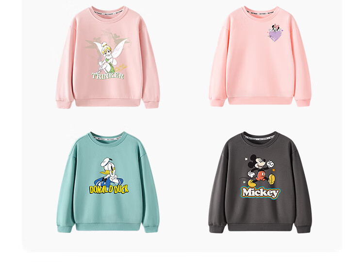 Disney Baby Children's Sweatshirt Long Sleeve Top for Boys and Girls, Dark Blue, Size 100 4