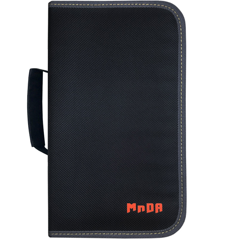 MNDA Car CD Holder, CD/DVD Disc Case, Oxford Cloth Large Capacity Can Hold 120 Pieces, Home Storage Bag