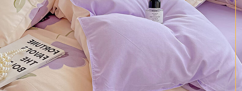 Guxu Hotel Disposable Bedding Set 4-Piece Travel Bed Sheet Pillowcase Duvet Cover Double Set 1 Pack 14