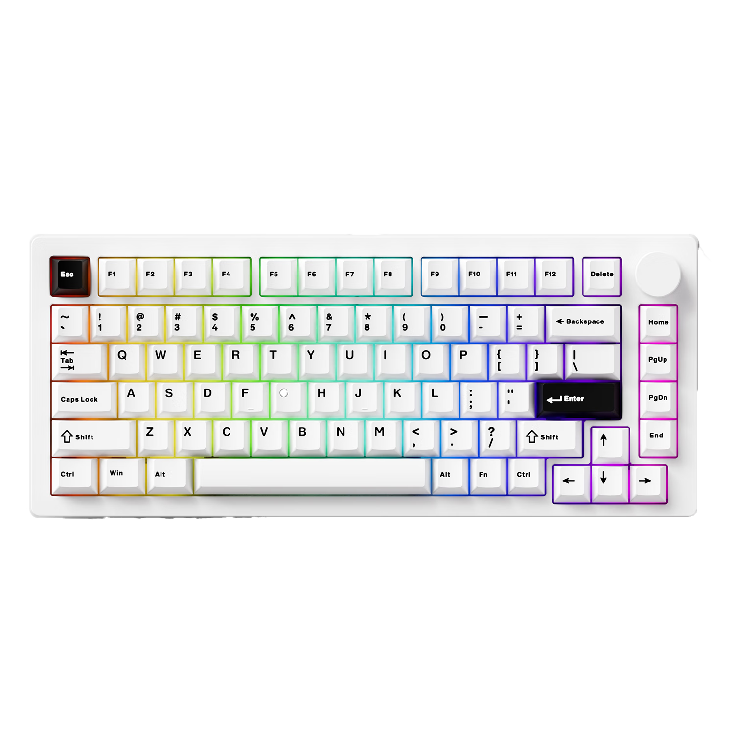 AKKO & MoGeek M1 V5 CNC Aluminum Custom Mechanical Keyboard Tri-Mode Wired 2.4G Bluetooth Gasket Gaming Office Keyboard with Hot-Swappable Switches
