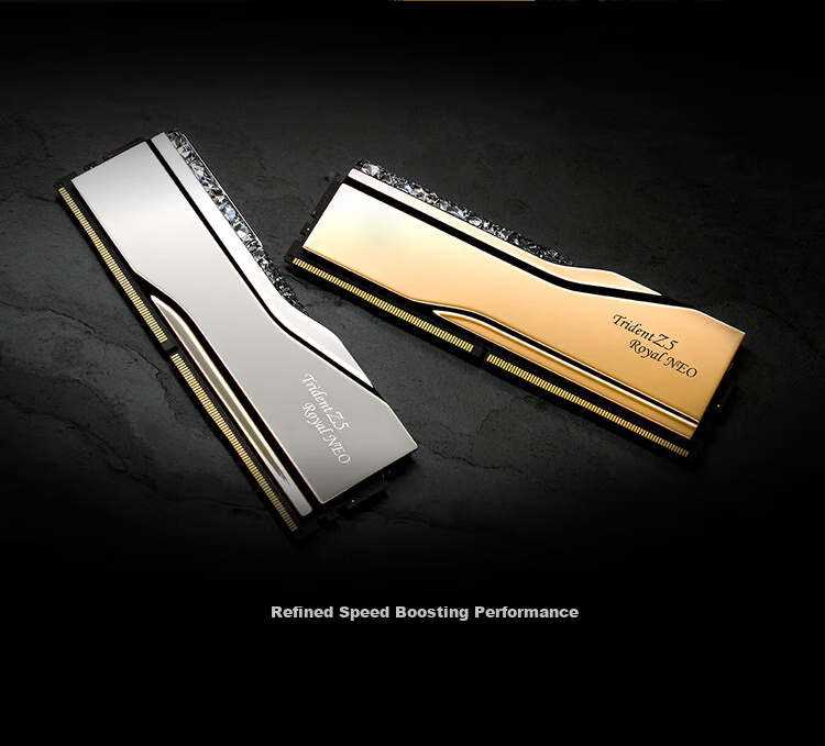 G.SKILL 32GB (16Gx2) Kit DDR5 6000MHz Desktop Memory - Trident Z EXPO Edition RGB Light Bar - Silver/C28 8