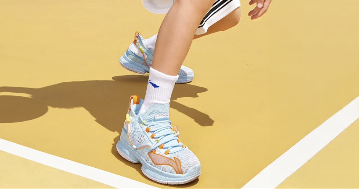 Li-Ning Basketball No.5 Children's Basketball for Ages 6-12, Primary School Training Basketball, Indoor and Outdoor Wear-Resistant Cement Court Basketball 7