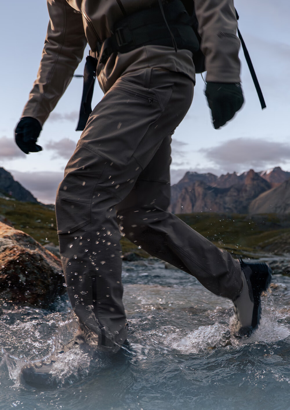 KAILAS KAILAS Men's T10-PRO Softshell Pants CORDURA Reinforced Durable Stretch Outdoor Hiking Windproof Pants 1