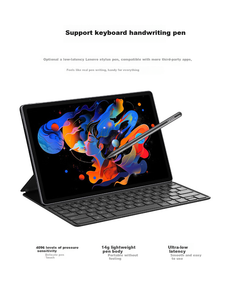 Lenovo Xiaoxin Tablet, 12.1-Inch 2.5K Ultra-Clear Display, 10000mAh Long Battery Life, Entertainment And Learning, Flagship AI Performance, 8+128GB Gray 8