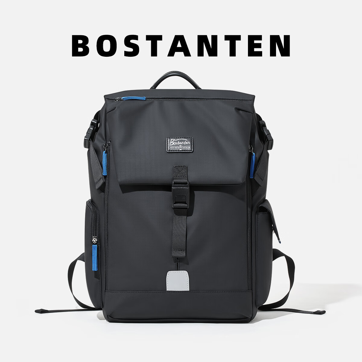 BOSTANTEN Men's Backpack 16-inch Student Cycling Outdoor Sports Large Capacity Functional Laptop School Bag
