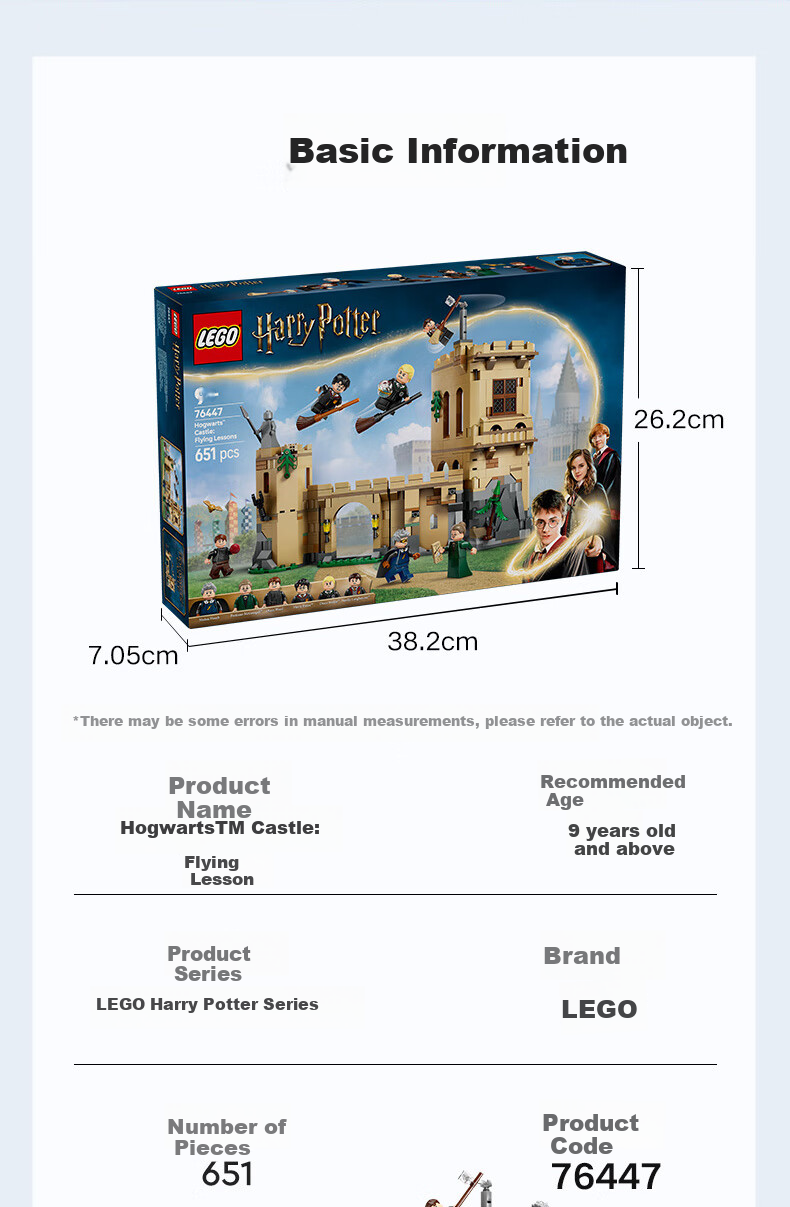 LEGO Harry Potter 76447 Hogwarts Castle Flying Course Building Set, Boys And Girls Children's Toy, Birthday Gift 10