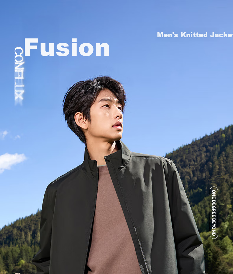 361° Men's Jacket, Spring And Summer, Water-Repellent, Stand-Collar, Sports Outdoor Jacket, Windbreaker for Men, 652534603-1 1