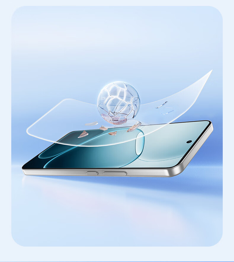 Langling [2-Pack] Tempered Glass Screen Protector for OPPO A6 GT, Full Coverage Ultra-Thin Clear Anti-Fingerprint Shockproof Phone Film 5