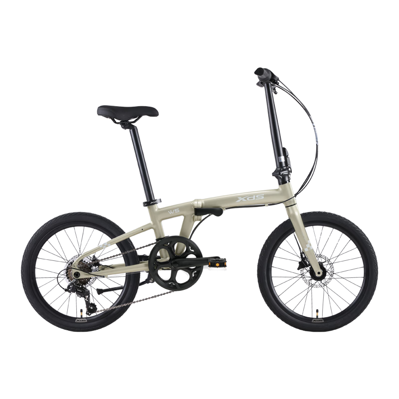 XDS Folding Bicycle W5 Aluminum Frame 20-inch 6-Speed Portable Unisex Bike Deep Space Gray