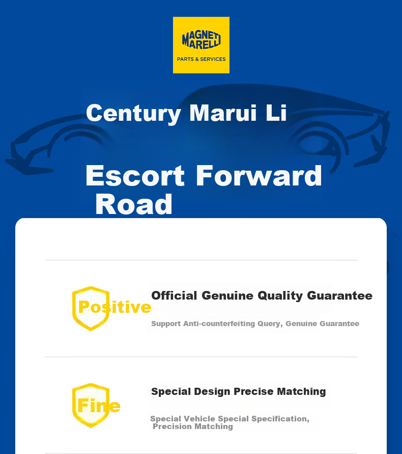 MAGNETI MARELLI Car Windshield Wipers, Quiet And Wear-Resistant Natural Rubber, Compatible with WEY VV7, All Years, 1 Pair 1