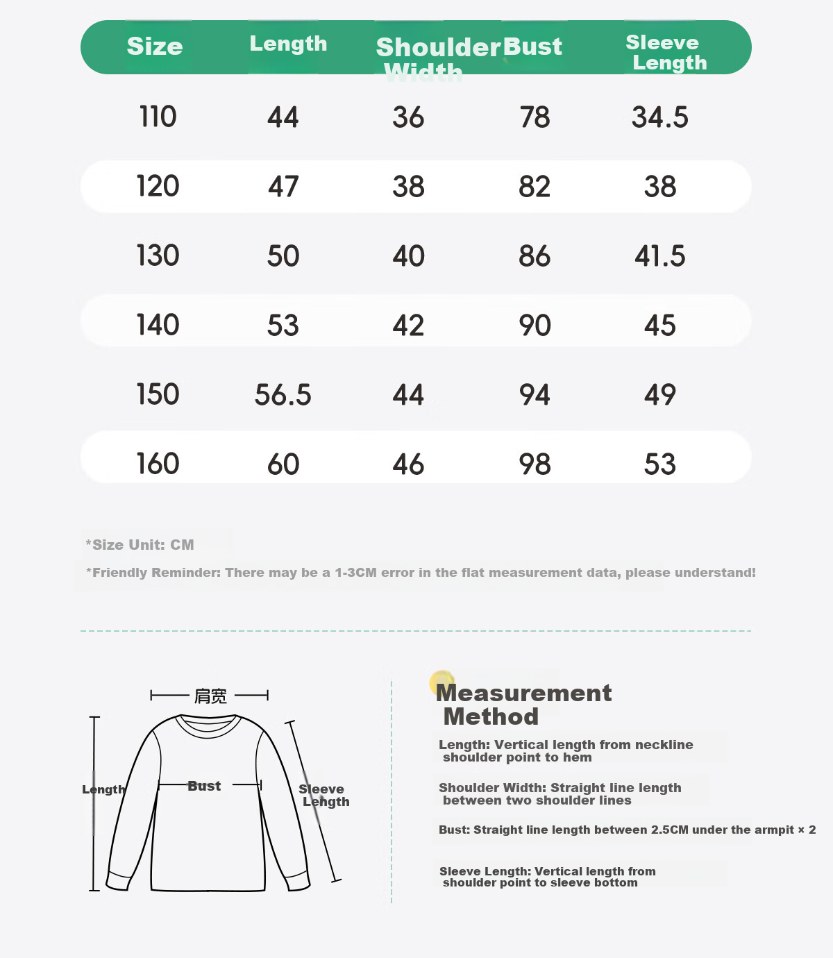 TonLion Boys' Long-Sleeve T-Shirt, Spring And Autumn Thin Style, Casual Top for Older Children, Spring Striped Undershirt, Apricot Green, Size 160 11